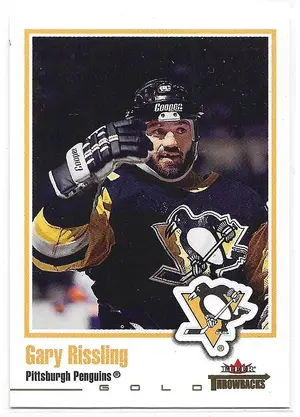 2002-03 Fleer Throwbacks Gold #85G Gary Rissling RC