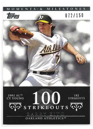 2007 Topps Moments & Milestones #49 Barry Zito (072/150)