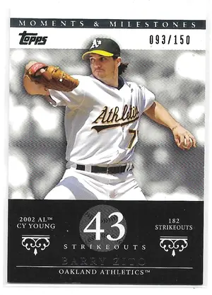 2007 Topps Moments & Milestones #49 Barry Zito (093/150)