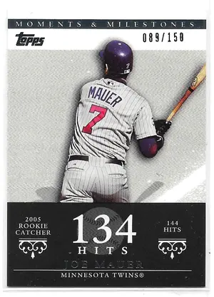 2007 Topps Moments & Milestones #114 Joe Mauer (089/150)