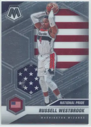 2020-21 Panini Mosaic - Russell Westbrook #253 National Pride