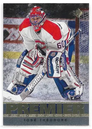 1996-97 SP #174 Jose Theodore (Premier Prospects)