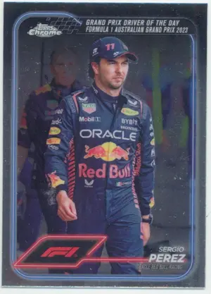 2024 Topps Chrome Formula 1 - Sergio Perez #161 Grand Prix Driver of the Day