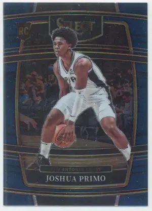 2021-22 Panini Select - Joshua Primo #68 Rookie Concourse Blue Parallel