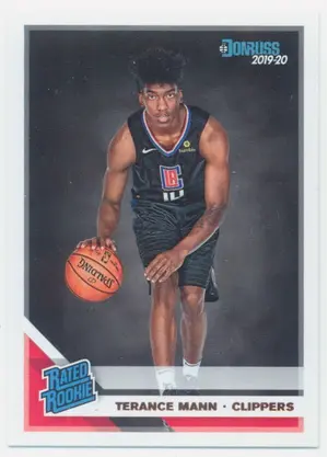 2019-20 Panini Donruss - Terance Mann #242 Rated Rookie