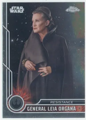 2023 Topps Chrome Star Wars - General Leia Organa #56
