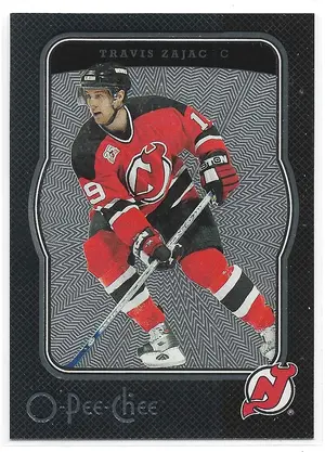 2007-08 O-Pee-Chee Micromotion Black #287 Travis Zajac (046/100)