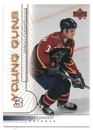 2000-01 Upper Deck #217 Sergei Vyshedkevich RC (Young Guns)