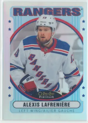 2021-22 O-PEE-CHEE PLATINUM - ALEXIS LAFRENIERE #R-61 RETRO RAINBOW