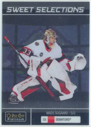 2022-23 O-PEE-CHEE PLATINUM - MADS SOGAARD #SS-13 SWEET SELECTIONS