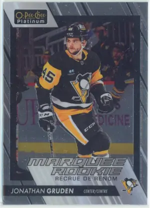 2023-24 O-PEE-CHEE PLATINUM - JONATHAN GRUDEN #231 MARQUEE ROOKIE