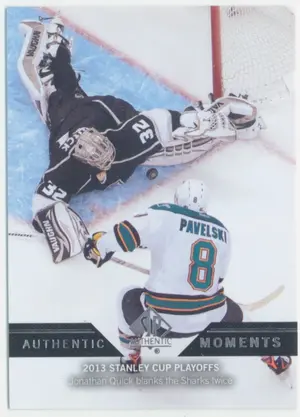 2013-14 SP AUTHENTIC - JONATHAN QUICK #171 AUTHENTIC MOMENTS