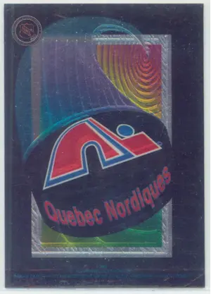 1994 PENINSULA VENDING CHROMIUM - QUEBEC NORDIQUES #QUE NHL LOGOS