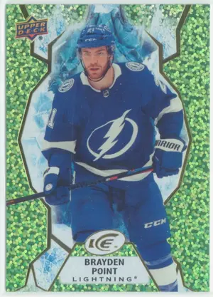 2021-22 UPPER DECK ICE - BRAYDEN POINT #96 GREEN
