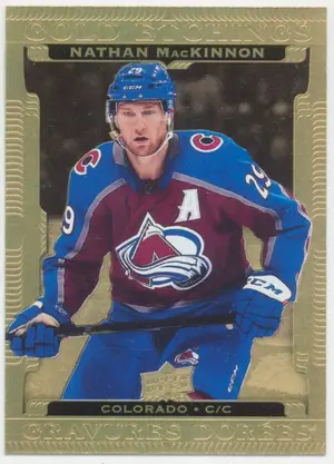 2022-23 TIM HORTONS - NATHAN MacKINNON #G-1 GOLD ETCHINGS