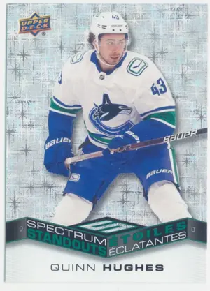2022-23 TIM HORTONS - QUINN HUGHES #C-11 SPECTRUM STANDOUTS
