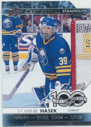 2017-18 UPPER DECK - DOMINIK HASEK #CS-39 CENTENNIAL STANDOUTS