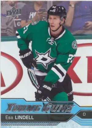 2016-17 UPPER DECK - ESA LINDELL #237 YOUNG GUNS