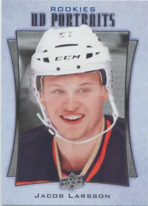 2016-17 UPPER DECK - JACOB LARSSON #P-82 UD PORTRAITS
