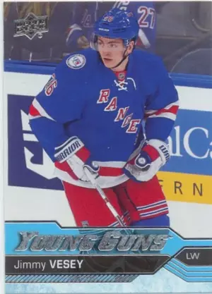 2016-17 UPPER DECK - JIMMY VESEY #218 YOUNG GUNS