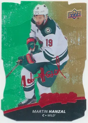 2017-18 UPPER DECK MVP - MARTIN HANZAL #33 COLORS AND CONTOURS LEVEL 1 GOLD