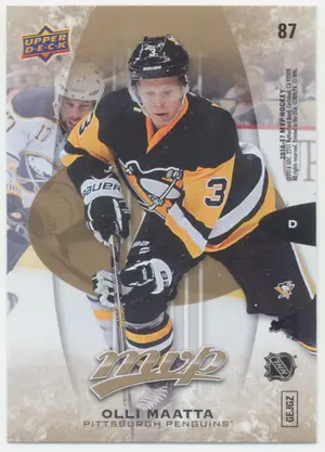 2016-17 UPPER DECK MVP - OLLI MAATTA #87 PUZZLE