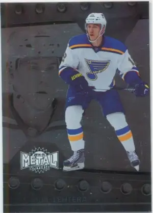 2014-15 FLEER SHOWCASE - JORI LEHTERA #24 METAL UNIVERSE