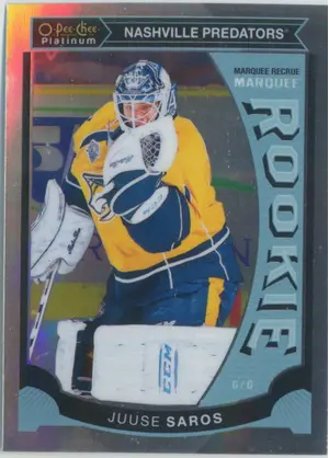 2015-16 O-PEE-CHEE PLATINUM - JUUSE SAROS #M27 MARQUEE ROOKIE