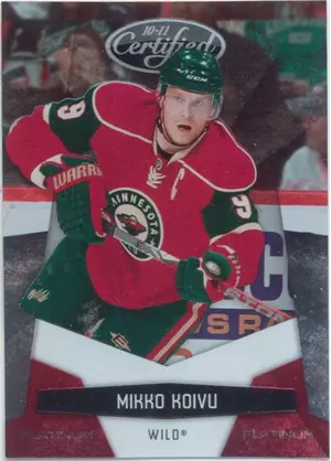 2010-11 CERTIFIED - MIKKO KOIVU #71 PLATINUM RED 146/999