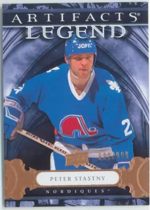 2009-10 ARTIFACTS - PETER STASTNY #119 LEGENDS 522/999