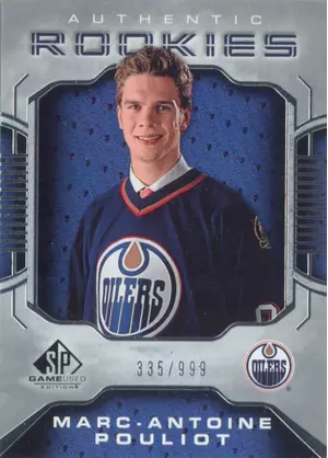 2006-07 SP GAME USED - MARC-ANTOINE POULIOT #116 AUTHENTIC ROOKIES 335/999