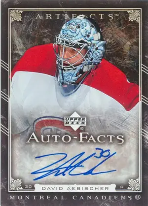 2006-07 ARTIFACTS - DAVID AEBISCHER #AF-DA AUTO-FACTS