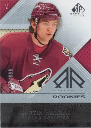 2007-08 SP GAME USED - MARTIN HANZAL #112 AUTHENTIC ROOKIES 430/999