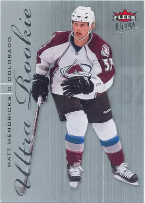 2009-10 FLEER ULTRA - MATT HENDRICKS #230 ROOKIE