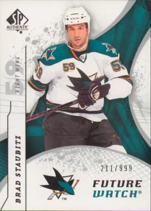 2008-09 SP AUTHENTIC - BRAD STAUBITZ #168 FUTURE WATCH 211/999
