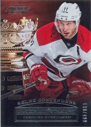 2013-14 PANINI CONTENDERS - JORDAN STAAL #SC-5 SELKE CONTENDERS 138/499
