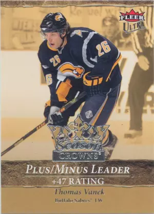 2007-08 FLEER ULTRA - THOMAS VANEK #SC4 SEASON CROWNS