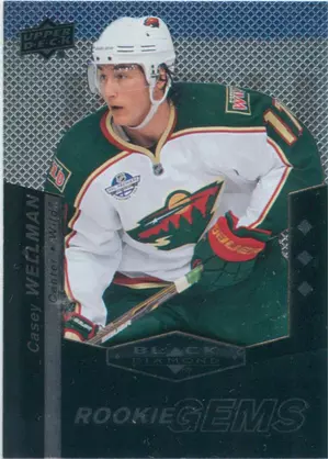 2010-11 BLACK DIAMOND - CASEY WELLMAN #167 ROOKIE GEMS TRIPLE DIAMOND