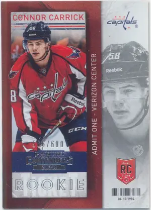2013-14 PANINI CONTENDERS - CONNOR CARRICK #121 ROOKIE 566/600