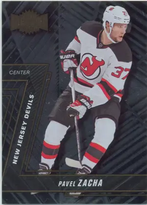 2016-17 FLEER SHOWCASE - PAVEL ZACHA #MU-37 METAL UNIVERSE