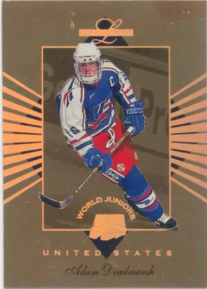 1994-95 LEAF LIMITED - ADAM DEADMARSH #4 WORLD JUNIORS USA 607/5000