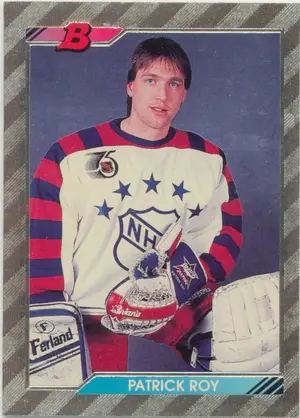 1992-93 BOWMAN - PATRICK ROY #239 GOLD FOIL