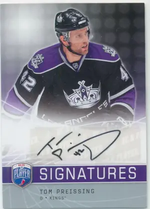 2008-09 BE A PLAYER - TOM PREISSING #S-TP SIGNATURES
