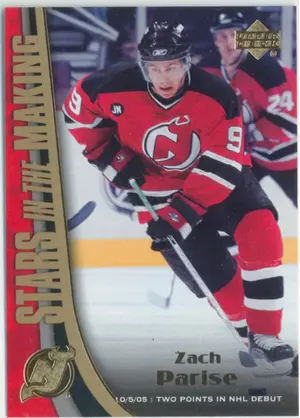 2005-06 UPPER DECK - ZACH PARISE #SM13 STARS IN THE MAKING