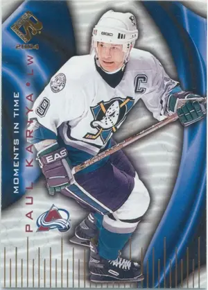 2003-04 PRIVATE STOCK RESERVE - PAUL KARIYA #4 MOMENTS IN TIME