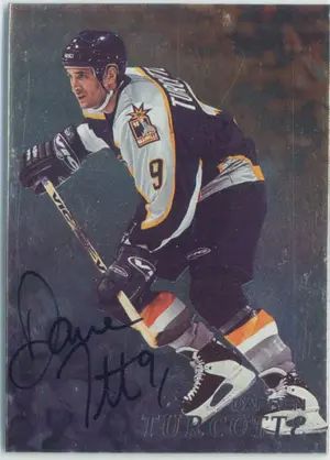 1998-99 BE A PLAYER - DARREN TURCOTTE #74 AUTOGRAPHS