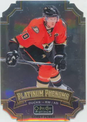 2016-17 O-PEE-CHEE PLATINUM - COREY PERRY #OPP-CP PLATINUM PHENOMS