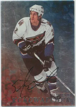 1998-99 BE A PLAYER - STEVE KONOWALCHUK #148 AUTOGRAPHS