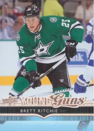 2014-15 UPPER DECK - BRETT RITCHIE #496 YOUNG GUNS