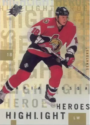 2000-01 SPX - MARIAN HOSSA #HH9 HIGHLIGHT HEROES